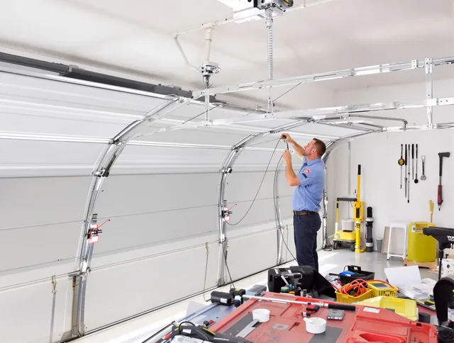 Garage door cable repair service by Delray Beach Garage Door Repair in Delray Beach